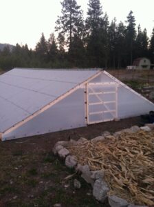 Walipini Greenhouse using Solexx Greenhouse Covering