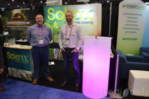 Solexx greenhouse covering demonstrations at the Marijuana Business conference